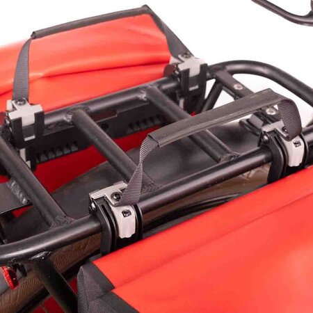 AGU Enkele fietstas Shelter Clean Medium 32L Rood  CG - Set van twee tassen
