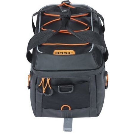 Basil Miles Tarpaulin Bagagedragertas 7L MIK 2.0 Black Orange