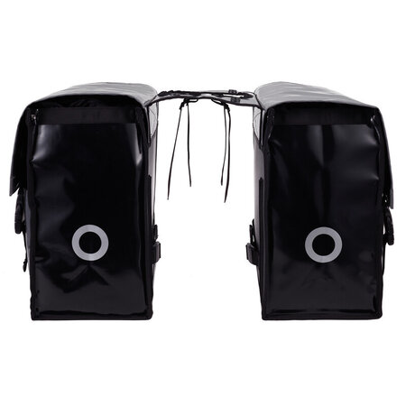 Willex Dubbele fietstas Bisonyl 52L Grijs/Zwart