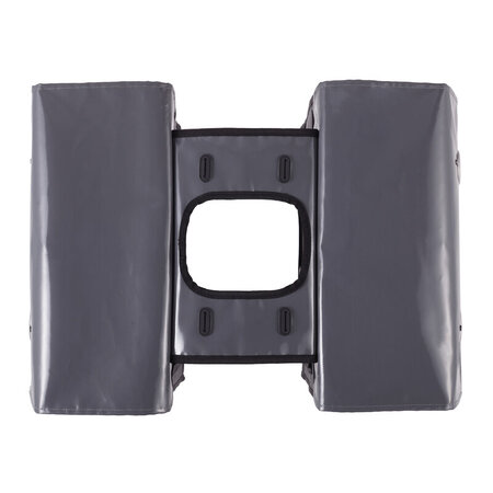 Willex Dubbele fietstas Bisonyl 52L Grijs/Zwart