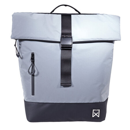 Willex Dubbele Fietstas Reflecterend 34L Grijs