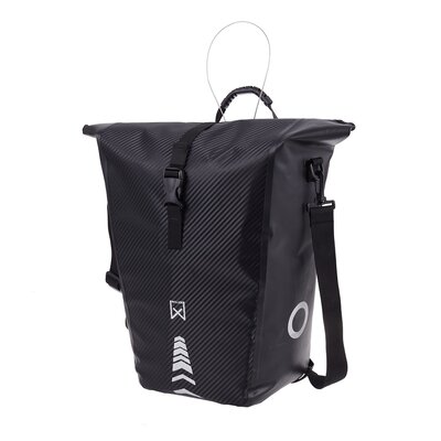 Willex Enkele fietstas Carbonite 25L Zwart