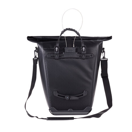 Willex Enkele fietstas Carbonite 25L Zwart