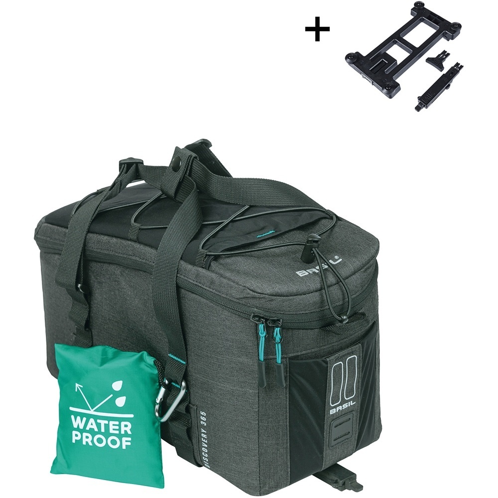 Discovery 365D Bagagedragertas M MIK 2.0 9L Zwart Melee