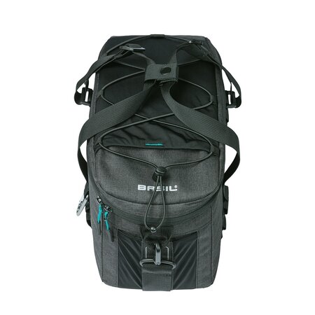 Basil Discovery 365D Bagagedragertas M MIK 2.0 9L Zwart Melee