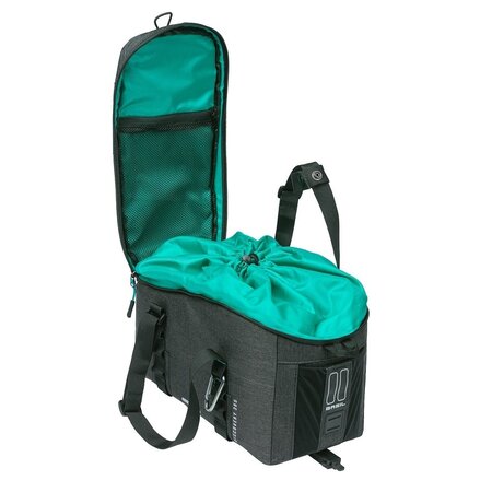 Basil Discovery 365D Bagagedragertas M MIK 2.0 9L Zwart Melee