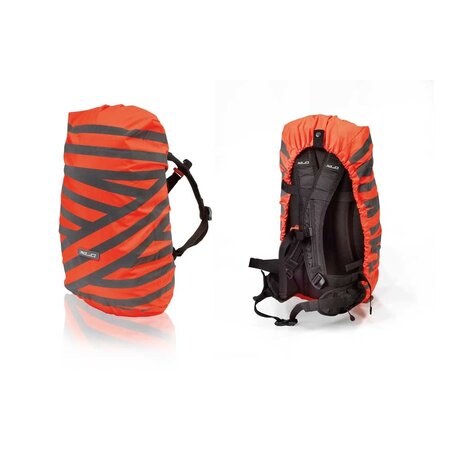 XLC Regenhoes BA-S96 voor rugzakken tot 25L - Oranje/grijs