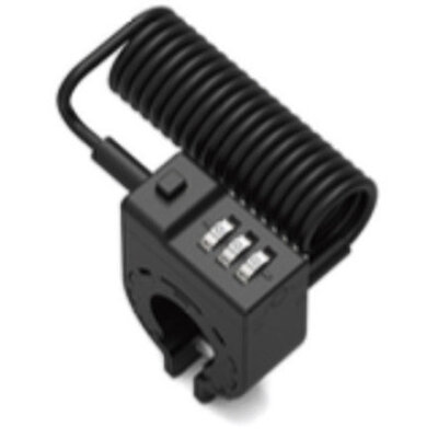 LCKT Kabelcijferslot voor fietshelmen met houder