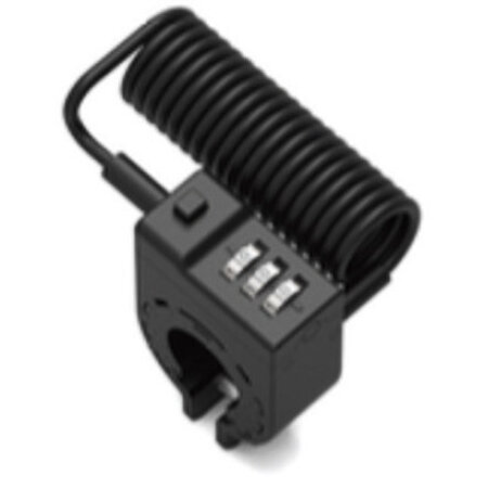 LCKT Kabelcijferslot voor fietshelmen met houder