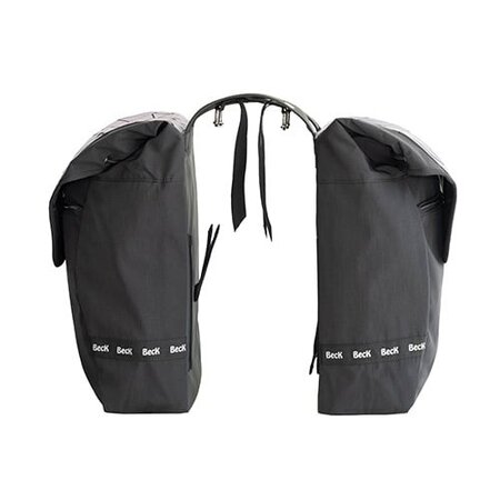 Beck Dubbele fietstas Ultra 32L Silver