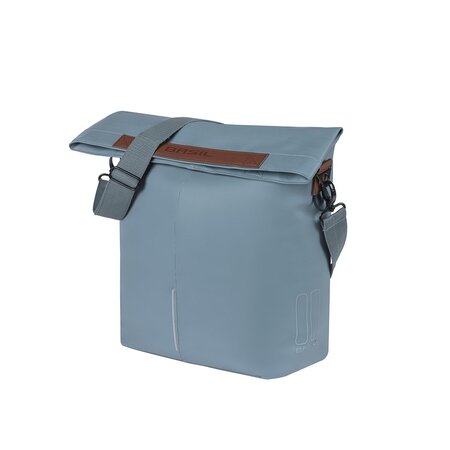 Basil Enkele fietstas City Shopper MIK Hooks 16L Graphite Blue
