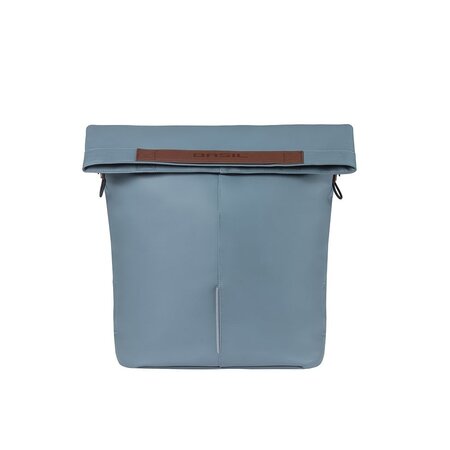 Basil Enkele fietstas City Shopper MIK Hooks 16L Graphite Blue