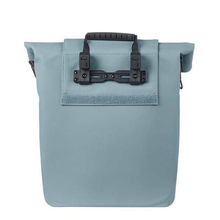 Basil Enkele fietstas City Shopper MIK Hooks 16L Graphite Blue