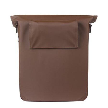 Basil Enkele fietstas City Shopper MIK Hooks 16L Bruin