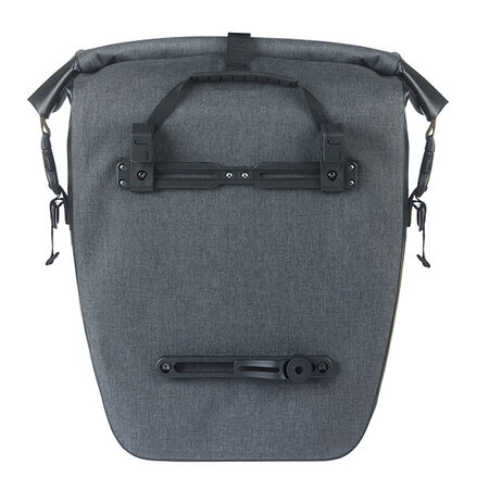 Basil Enkele Fietstas Navigator Storm MIK Hooks L 25-31L Zwart - Waterdicht