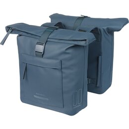 Basil Dubbele fietstas Brooklyn 41L Marineblauw