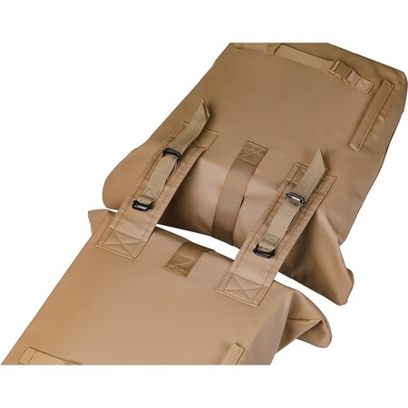 Basil Dubbele fietstas Brooklyn 41L Zand