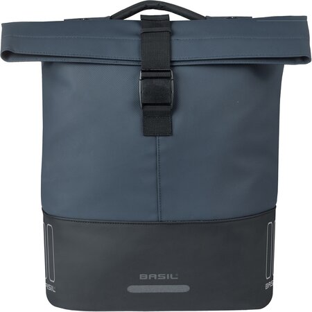 Basil Dubbele Fietstas Cove MIK 2.0 28-32L Marineblauw/Zwart