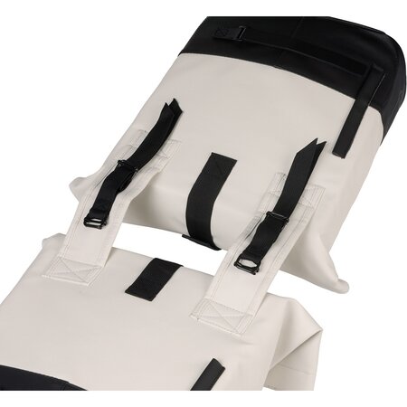 Basil Dubbele Fietstas Cove 28-32L Wit/Zwart