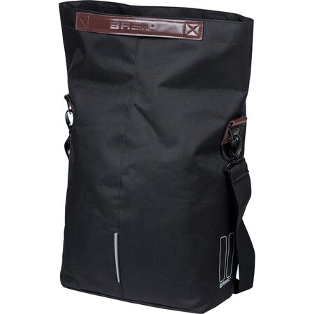 Basil Enkele fietstas City Shopper MIK Hooks 16L Black