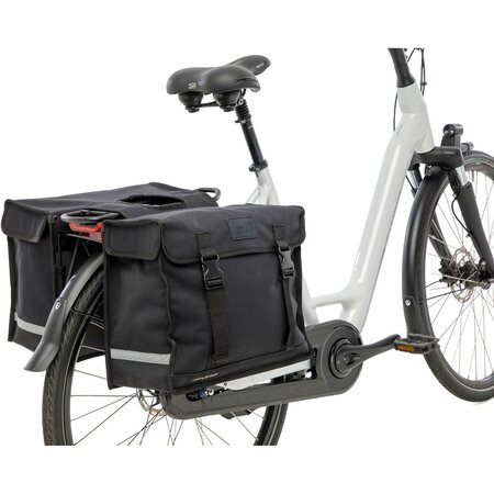 New Looxs Dubbele Fietstas Deluxe 46L Zwart