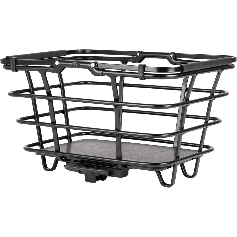 Deze fietsmand past erg goed op een fatbike