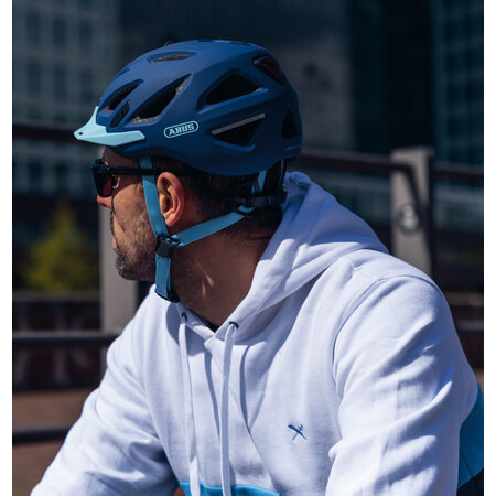 ABUS Fietshelm Urban-I 3.0 Signal Silver S