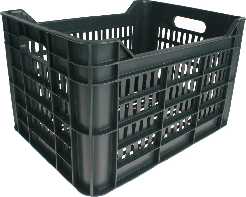 Fietskrat 30L Donkergrijs