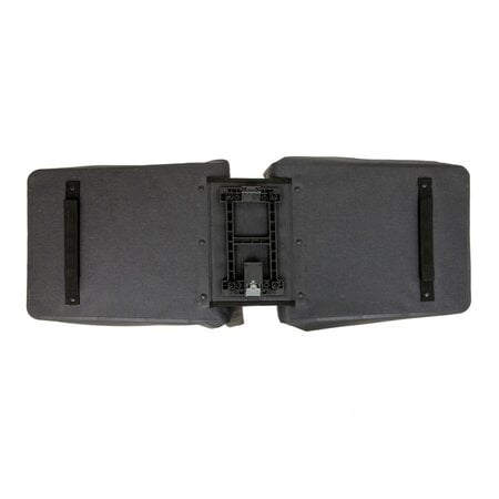 New Looxs Dubbele fietstas Hamar Double MIK 2.0 38L Antraciet