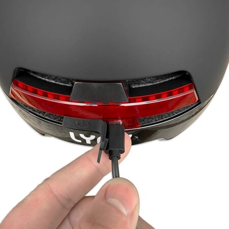 Lynx Fietshelm Citylight M Zwart - Met verlichting