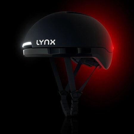 Lynx Fietshelm Citylight L Zwart - Met verlichting