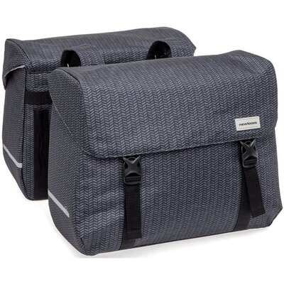 New Looxs Dubbele fietstas Mondi Joy Double 38L Nima Black