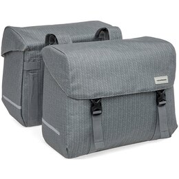 New Looxs Dubbele fietstas Mondi Joy Double 38L Nima Grey