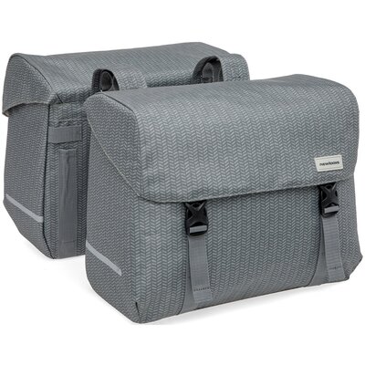 New Looxs Dubbele fietstas Mondi Joy Double 38L Nima Grey