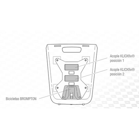 Shad Fietsmand Daily Bike Box 20L Oslo Grey - Voor Brompton-vouwfiets