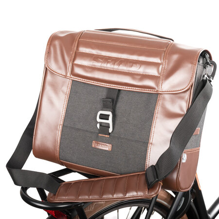 Shad Enkele Fietstas Genuine Office Bag 16L Brussels Chocolate