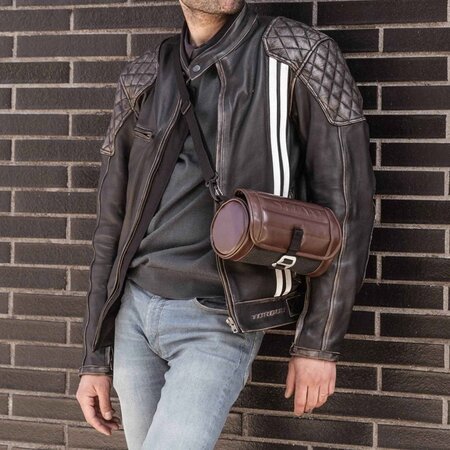 Shad Stuurtas Genuine Bar Bag 3L Brussels Chocolate