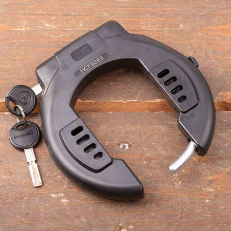 TRELOCK RS453 Ringslot Ballon Zwart - Zonder bevestiging  - Voor ballonbanden en e-bikes