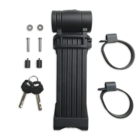 SXP Vouwslot 100 cm Zwart ART-2 - Inclusief houder