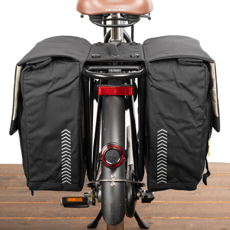 New Looxs Dubbele fietstas Tulum MIK 32L Zwart