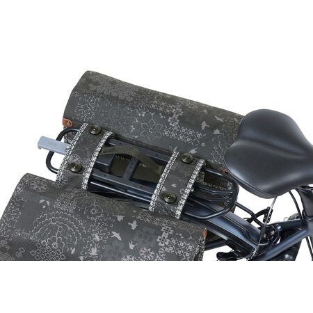 Basil Dubbele Fietstas Bohème MIK 2.0 32L Charcoal
