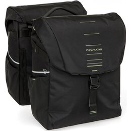 New Looxs Dubbele Fietstas Vigo Double MIK 2.0 37L Zwart/Groen