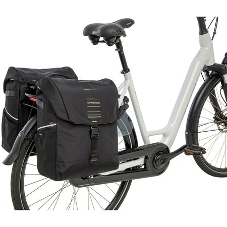 New Looxs Dubbele Fietstas Vigo Double MIK 2.0 37L Zwart/Groen