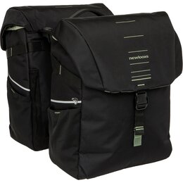 New Looxs Dubbele Fietstas Vigo Double RT 2.0 37L Zwart/Groen