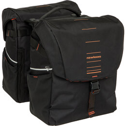 New Looxs Dubbele Fietstas Vigo Double RT 2.0 37L Zwart/Oranje