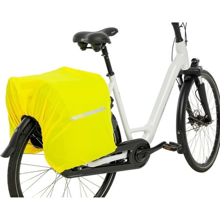 New Looxs Dubbele Fietstas Vigo Double 37L Zwart/Groen