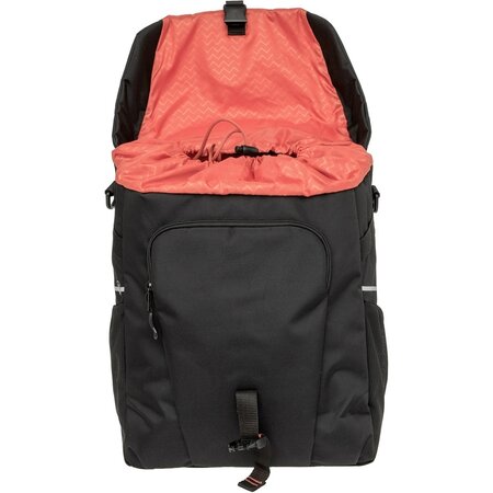 New Looxs Enkele Fietstas Vigo Single 18,5L Zwart/Oranje