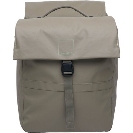 New Looxs Dubbele fietstas Leeds Double MIK 2.0 38L Taupe