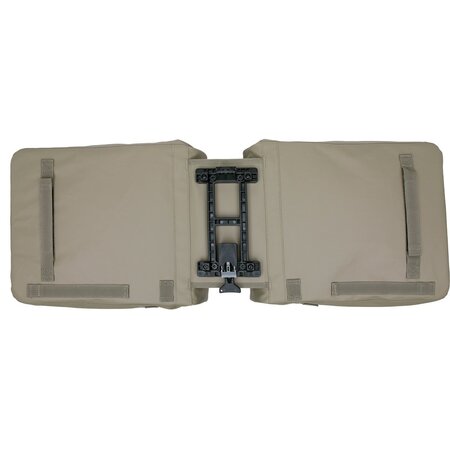 New Looxs Dubbele fietstas Leeds Double MIK 2.0 38L Taupe