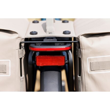 New Looxs Dubbele fietstas Leeds Double MIK 2.0 38L Taupe